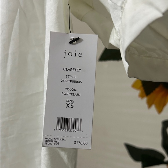 Joie Cream Puff Sleeve Blouse - Picture 3 of 4